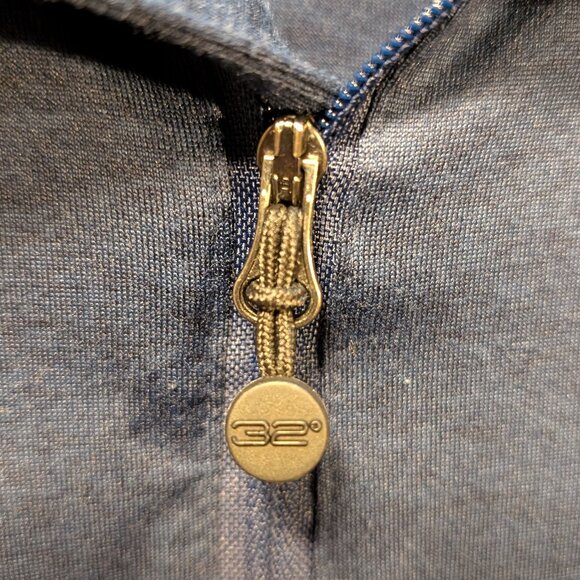 32 Degrees Heat Blue Quarter-Zip Pullover Size XL - Picture 4 of 7